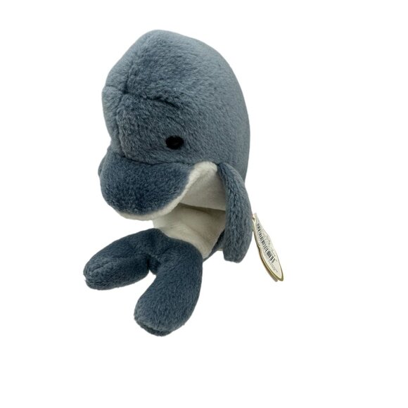 Ty Beanie Baby 1996 Dolphin Echo Plush Toy Polyester Collectible Blue Gray - Picture 3 of 13